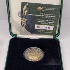 Ireland 2016 Proof 2 Euro Coin 100th Anniversary of the Proclamation of the Irish Republic