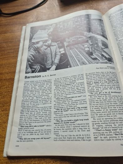 Rare Find: Vintage Railway Modellier December 1981.