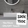 LED Bathroom Mirror Demister Antifog Image 2