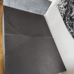 double bed with mattress