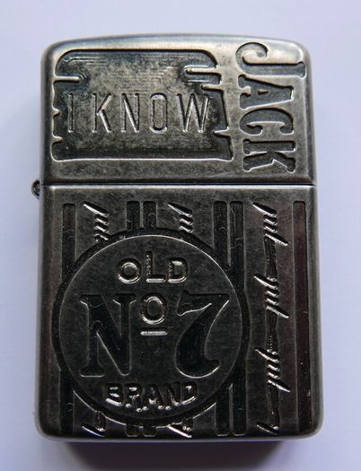Vintage Zippo Jack Daniel's Jd I Know Jack Armor Zippo Lighter