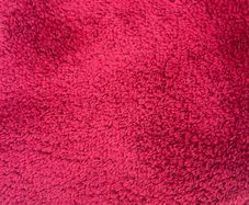 Moda red shaggy rug. 100x150cm