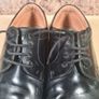 Mens Solovair 1462 Gibson Hi Shine 4 Eyelet Lace Up Work Shoes Size Uk 10  Dr Martens Black Leather Image 7