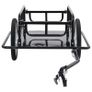 Bike Cargo Trailer 130x73x48.5 cm Steel Black Image 3
