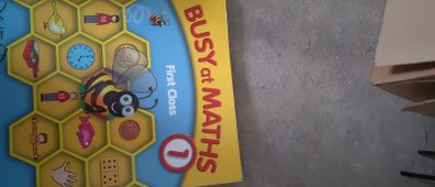 books 1 st class busy at maths 2nd mental Maths 9 euro for both