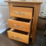 Oak bedside drawers Image 4