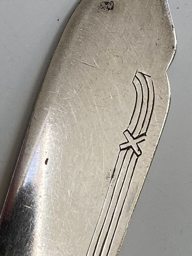 6 1920's fish knives