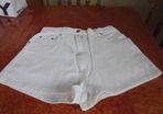 Ladies White Cotton Shorts for Sale