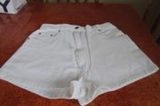 Ladies White Cotton Shorts for Sale