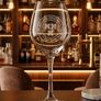 Shelbourne FC Laser Engraved Wine Glass Image 2