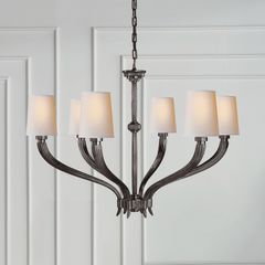 Steel Chandeliers - Pair available
