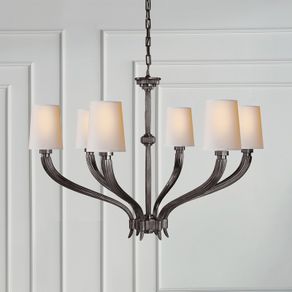 Steel Chandeliers - Pair available