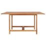 Garden Table 150x150x76 cm Solid Teak Wood Image 3