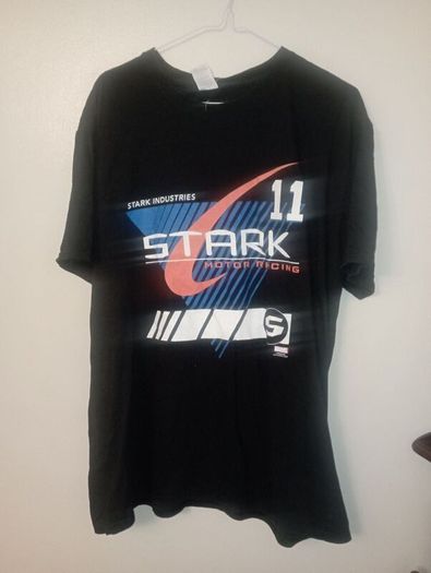 Iron man race team t shirt size XL