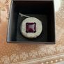 Ring with purple centre stone, signed IKITA Image 3