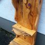 Rustic Driftwood Couple floating shelf display Image 7