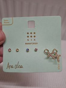 Gold plated earrings