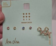 Gold plated earrings