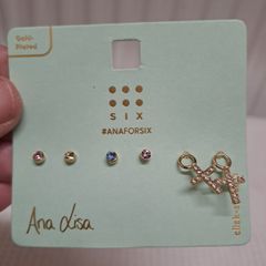 Gold plated earrings