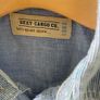 Next Narrow Pinstripe white & blue short sleeve shirt-18 months Image 2