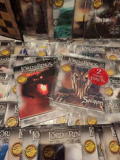 Eaglemoss Lord of the Rings Chess Collection Chessboard 3D Board Binder Magazines No Figures