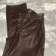 Ladies leather trousers size 12 reduced