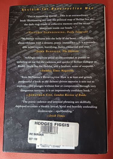 Eoin McNamee/ Resurrection Man/ 1995/ 1st American edition