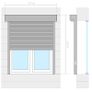 Roller Shutter Aluminium 100x130 cm White Image 7