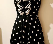 Lovely Ruffle Polka Dot Dress from Atmosphere size 8