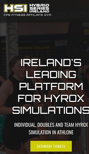 Hyrox Athlone Individual Entry Ticket