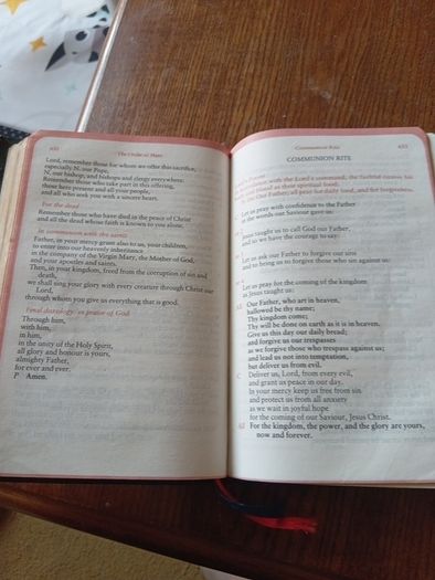 Catholic Bible Missal 1983 Leather Bound Vintage