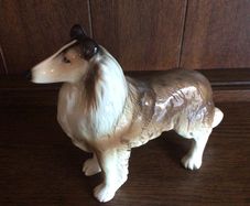 Collie Dog China Ornament