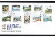 1984 Guernsey Definitives (Bailwick views) Stamps First Day Cover (FDC)