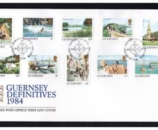 1984 Guernsey Definitives (Bailwick views) Stamps First Day Cover (FDC)