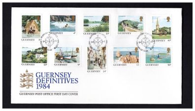 1984 Guernsey Definitives (Bailwick views) Stamps First Day Cover (FDC)