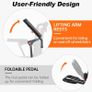 Ultra-Light Transport Wheelchair, Folding Portable Wheelchair with Hand Brake, Trolleys for Elderly Aircraft Travel, Wheelchairs for Adults (with Travel Bag/Backbag) (with Telescopic Handle) Image 6