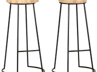 main image for ad Bar Stools 2 pcs Solid Acacia Wood