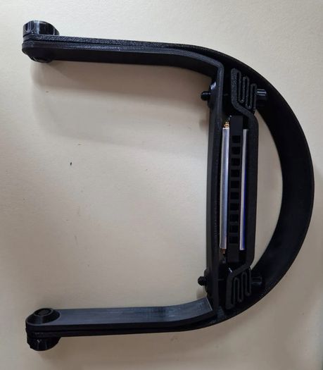 Harmonica Desktop Holder - "Blues-Bar" Organizer for 10-Hole Diatonic Harps - Fits Hohner, Lee Oskar, Suzuki - Studio & Desk Display - Set of 5/7/12