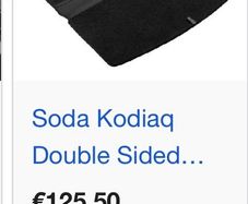 skoda kodiaq boot liner