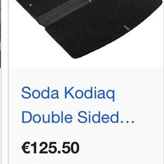 skoda kodiaq boot liner