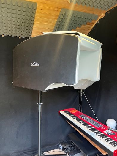 Isovox Mobile Vocal Booth 2 Set Black