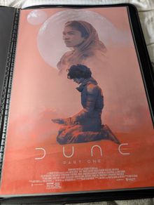 Dune Part 1 Screen Print Poster by Pascal Blanche hand numbered limited edition