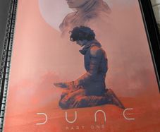 Dune Part 1 Screen Print Poster by Pascal Blanche hand numbered limited edition