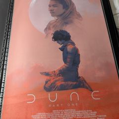 Dune Part 1 Screen Print Poster by Pascal Blanche hand numbered limited edition