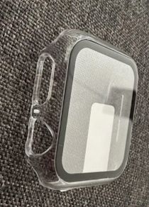 Case Screen Protector Tempered ultra for Apple Watch Series 4 5 6 SE 44mm / Clear Free inspection