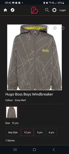 Hugo Boss Boys Jacket
