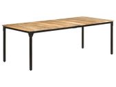 Dining Table 180x90x76 cm Rough Mango Wood