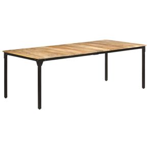 Dining Table 180x90x76 cm Rough Mango Wood