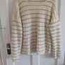 Sezane LA maille Cardigan cream and gold Image 3
