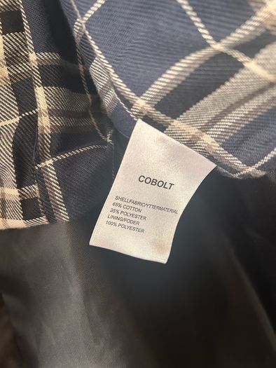 Mens Cobalt wax style jacket NWT